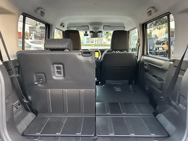 スズキ ハスラー HYBRID X 愛媛県 2022(令4)年 2.7万km ピュアホワイトパール/ガンメタリック2トーン 登録時走行距離：26335km/メーカーOP純正ナビ/AM/FM/フルセグTV/前後ドラレコ/ビルトインETC/全周囲カメラ/クルコン/レーンキープアシスト/衝突軽減システム/横滑り防止装置/盗難防止装置/LEDヘッドライト/フォグランプ/オートライト/エンジンスタートボタン/スマートキー/スペアキー/純正アルミホイール/純正フロアマット