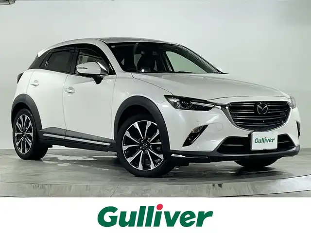 マツダ ＣＸ－３ 20SプロアクティブSパッケージ 広島県 2019(平31)年 5.8万km スノーフレイクホワイトパールマイカ 禁煙/純正ナビ/CD/DVD/DTV/Bluetooth/USB/360度ビューモニター/レーダークルーズコントロール/HUD/BSM/LEDオートライト/コーナーセンサー/パワーシート/シートヒーター/メモリーシート/ステアリングスイッチ/ステアリングヒーター/社外AW付スタッドレス積み込み/純正フロアマット/純正ドアバイザー/スマートキー/スペアキー/プッシュスタート