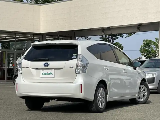 トヨタ プリウス α G 宮城県 2012(平24)年 12.7万km ホワイトパールクリスタルシャイン 純正ナビ/クルコン/ビルトインＥＴＣ/ＣＤ／ＤＶＤ／Ｂｌｕｅｔｏｏｔｈ/プッシュスタート/純正フロアマット/スペアキー/スマートキー