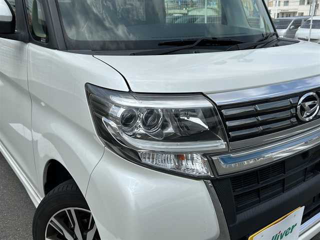 ダイハツ タント カスタム X トップED SA Ⅲ 福岡県 2019(令1)年 5.7万km パールホワイトⅢ 純正7型SDナビ(フルセグTV/CD/DVD/BT)/全方位モニター両側パワスラETCドラレコUSBポート純正LEDヘッドライト純正フロアマット純正アルミホイール14inchスマートキープッシュスタート/ハンドルカバー有り