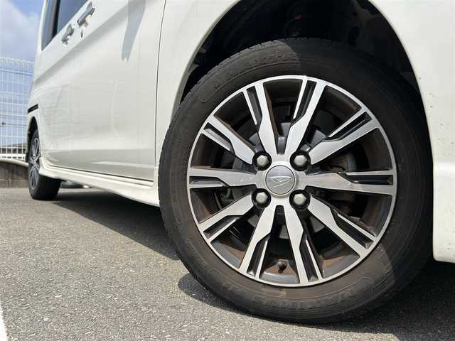 ダイハツ タント カスタム X トップED SA Ⅲ 福岡県 2019(令1)年 5.7万km パールホワイトⅢ 純正7型SDナビ(フルセグTV/CD/DVD/BT)/全方位モニター両側パワスラETCドラレコUSBポート純正LEDヘッドライト純正フロアマット純正アルミホイール14inchスマートキープッシュスタート/ハンドルカバー有り