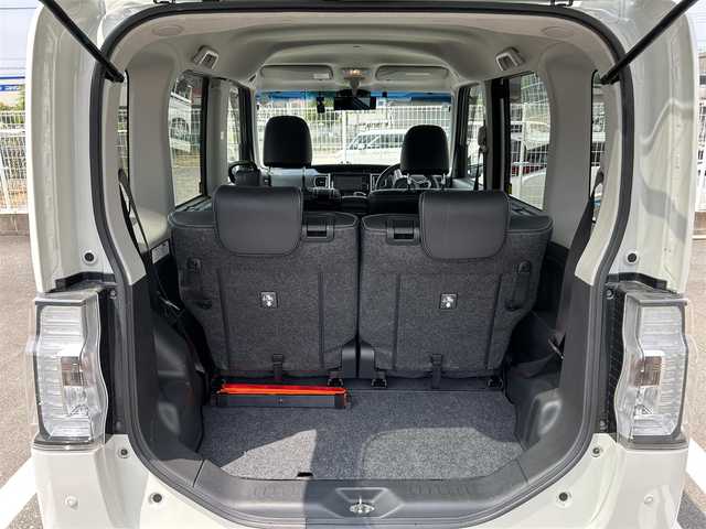 ダイハツ タント カスタム X トップED SA Ⅲ 福岡県 2019(令1)年 5.7万km パールホワイトⅢ 純正7型SDナビ(フルセグTV/CD/DVD/BT)/全方位モニター両側パワスラETCドラレコUSBポート純正LEDヘッドライト純正フロアマット純正アルミホイール14inchスマートキープッシュスタート/ハンドルカバー有り