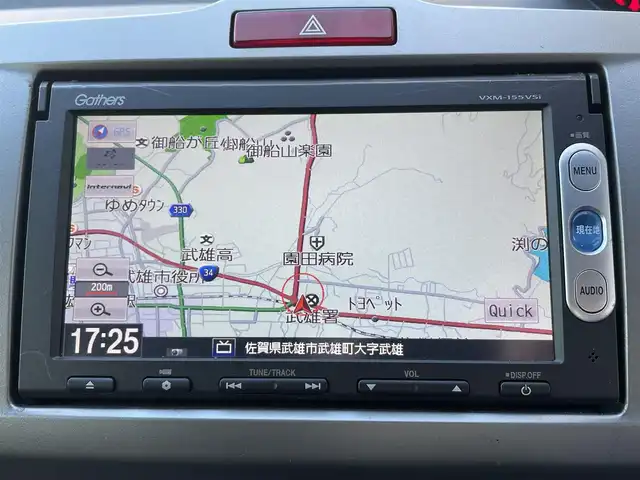 ホンダ フリード Gエアロ 佐賀県 2015(平27)年 6.9万km スーパープラチナメタリック 7人乗り/純正SDナビ/・バックカメラ　/・TV/BT/CD/DVD　/ETC　/両側パワースライドドア　/ディスチャージヘッドライト　/オートライト　/ハーフレザーシート　/スペアキー×1　/取扱説明書　/保証書