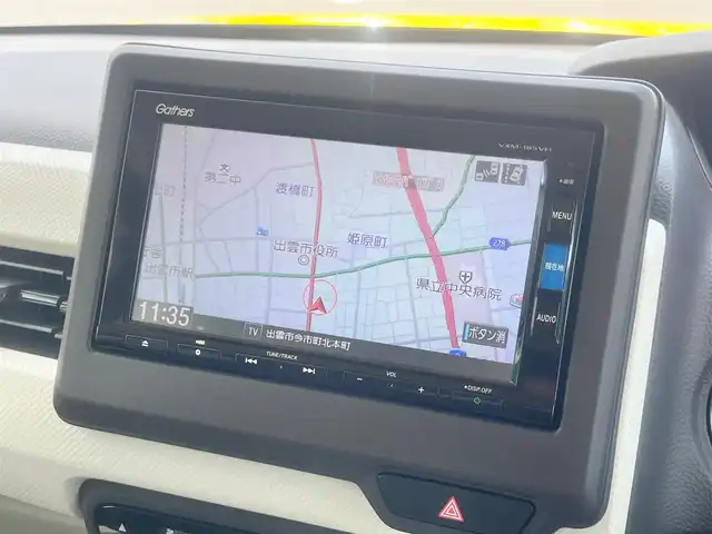 ホンダ Ｎ ＢＯＸ G EX ホンダセンシング 島根県 2018(平30)年 5.4万km プレミアムイエローパールⅡ ワンオーナー/純正SDナビ/フルセグテレビ/Bluetooth/CD/DVD再生/バックカメラ/ETC/前方ドライブレコーダー/パワースライドドア/衝突被害軽減システム/レーンキープアシスト/横滑り防止装置/後方コーナーセンサー/純正LEDオートヘッドライト/純正１４インチ・モデューロアルミホイール/スタッドレスタイヤ＆純正スチールホイール4本積込み/アレルクリーンプラスシート（抗菌シート）/スマートキー（リモコンキー専用２トーンカラー）/プッシュスタート/純正フロアマット