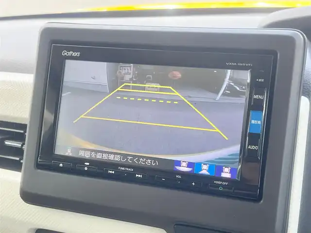 ホンダ Ｎ ＢＯＸ G EX ホンダセンシング 島根県 2018(平30)年 5.4万km プレミアムイエローパールⅡ ワンオーナー/純正SDナビ/フルセグテレビ/Bluetooth/CD/DVD再生/バックカメラ/ETC/前方ドライブレコーダー/パワースライドドア/衝突被害軽減システム/レーンキープアシスト/横滑り防止装置/後方コーナーセンサー/純正LEDオートヘッドライト/純正１４インチ・モデューロアルミホイール/スタッドレスタイヤ＆純正スチールホイール4本積込み/アレルクリーンプラスシート（抗菌シート）/スマートキー（リモコンキー専用２トーンカラー）/プッシュスタート/純正フロアマット