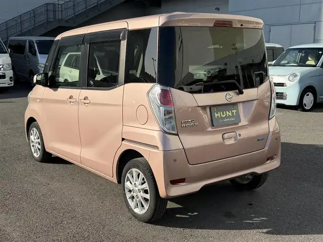 日産 デイズ ルークス X Vセレクション 千葉県 2016(平28)年 4.6万km シルキーローズM ユーザー買取車両/社外SDナビ/・フルセグ/BT/DVD/CD/USB/アラウンドビューモニター/ETC/両側パワースライドドア/リアサーキュレーター/純正フロアマット/純正14インチAW