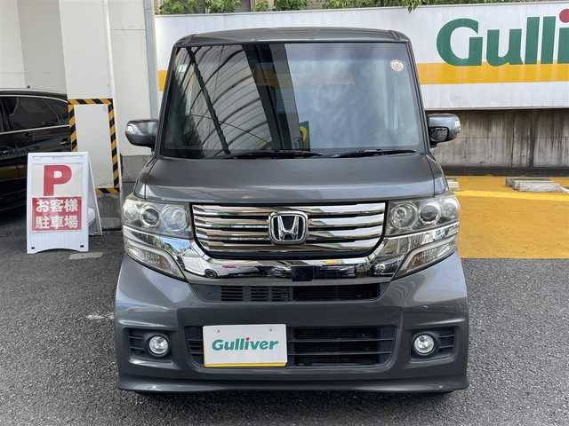 ホンダ Ｎ ＢＯＸ ＋ カスタム G 静岡県 2013(平25)年 8万km ポリッシュドメタルメタリック リヤスロープ/純正ナビ/CD/SD/USB/バックカメラ/左後パワースライドドア/右後イージークローザー/ETC/HIDヘッドライト/バックソナー/ステアリングスイッチ/スマートキー×2/保証書/取扱説明書/ナビ取扱説明書/R6点検記録簿有