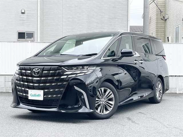 トヨタ アルファード Z 栃木県 2024(令6)年 0.5万km ブラック ワンオーナー/左右独立型ムーンルーフ/純正ナビ/BT/USB/Miracast/フルセグTV/パノラミックビューモニター/レーダークルーズコントロール/デジタルインナーミラー/衝突被害軽減ブレーキ/純正18inAW/LDA/BSM/オートパーキングホールド/コーナーセンサー/前後ドライブレコーダー/レーダー探知機/ビルトインETC2.0/両側パワースライドドア/パワーバックドア/黒レザーシート/前席/セカンドシート　パワーシート/前席/セカンドシート　シートヒーター・エアシート/ウッドコンビステアリング/ステアリングスイッチ/純正LEDヘッドライト/純正フォグランプ/オートライト/オートハイビーム/取扱説明書/保証書/スペアキー１