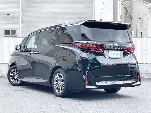 トヨタ アルファード Z 栃木県 2024(令6)年 0.5万km ブラック ワンオーナー/左右独立型ムーンルーフ/純正ナビ/BT/USB/Miracast/フルセグTV/パノラミックビューモニター/レーダークルーズコントロール/デジタルインナーミラー/衝突被害軽減ブレーキ/純正18inAW/LDA/BSM/オートパーキングホールド/コーナーセンサー/前後ドライブレコーダー/レーダー探知機/ビルトインETC2.0/両側パワースライドドア/パワーバックドア/黒レザーシート/前席/セカンドシート　パワーシート/前席/セカンドシート　シートヒーター・エアシート/ウッドコンビステアリング/ステアリングスイッチ/純正LEDヘッドライト/純正フォグランプ/オートライト/オートハイビーム/取扱説明書/保証書/スペアキー１