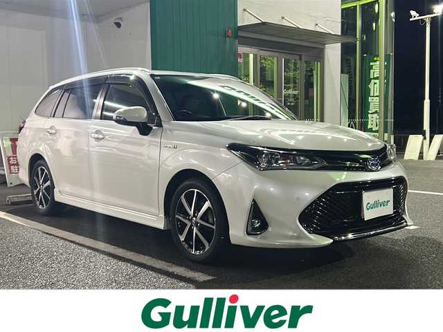 トヨタ カローラ フィールダー ハイブリッドG ダブルバイビー 京都府 2018(平30)年 7万km ホワイトパールクリスタルシャイン