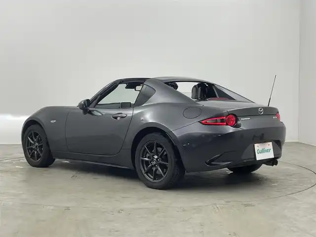 マツダ ロードスター ＲＦ VS 埼玉県 2017(平29)年 6万km マシーングレープレミアムM オープンカー/純正7インチSDナビ/DTV　DVD　BT　USB　AUX/セーフティーパッケージ/ブラインドスポットモニター/バックカメラ/レザーシート/シートヒーター前席/パドルシフト/ビルトインETC/LEDオートライト/純正16インチアルミホイール