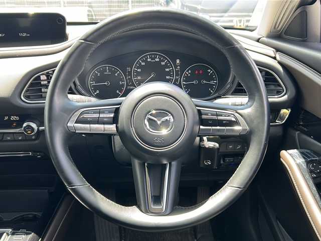 マツダ ＣＸ－３０ XD Lパッケージ 茨城県 2021(令3)年 2.8万km スノーフレイクホワイトパールマイカ 純正メーカーオプションSDナビ＆地デジTV/(地デジTV・CD・DVD・BT・ラジオ再生)/純正ドライブレコーダー（前後）/純正ETC2.0/被害軽減システム/プッシュスタート/バックカメラ/シートヒーター/取扱説明書/保証書