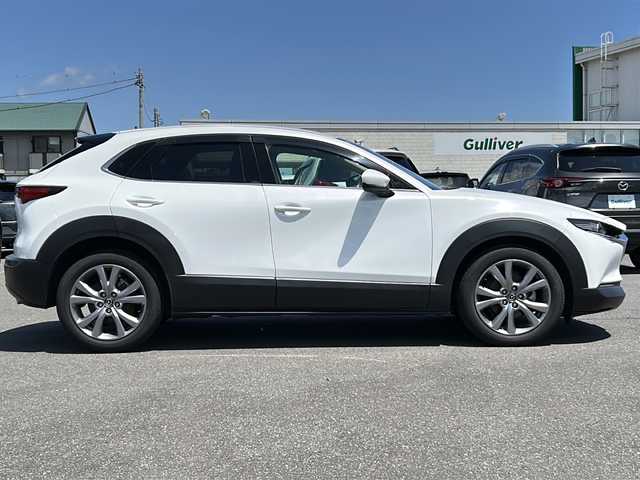 マツダ ＣＸ－３０ XD Lパッケージ 茨城県 2021(令3)年 2.8万km スノーフレイクホワイトパールマイカ 純正メーカーオプションSDナビ＆地デジTV/(地デジTV・CD・DVD・BT・ラジオ再生)/純正ドライブレコーダー（前後）/純正ETC2.0/被害軽減システム/プッシュスタート/バックカメラ/シートヒーター/取扱説明書/保証書