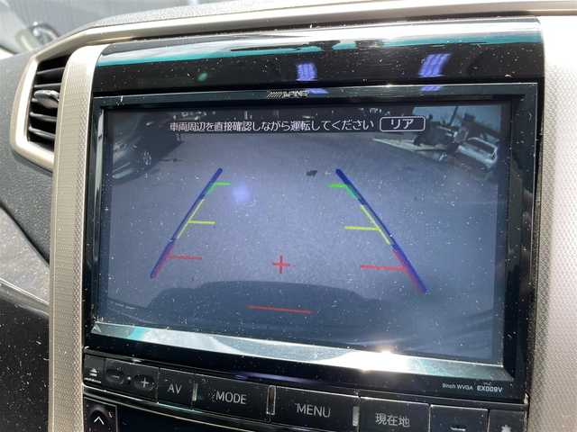 トヨタ ヴェルファイア 2．4Z ゴールデンアイズⅡ 滋賀県 2014(平26)年 15万km ブラック 禁煙車/サンルーフ/アルパイン9型ナビ/（CD/DVD/BT/フルセグTV/SD/USB/FM/AM）/アルパイン10.2型フリップダウンモニター/バックカメラ/ビルトインETC/ドライブレコーダー/クルーズコントロール/両側パワースライドドア/ステアリングスイッチ/AC100V/HIDヘッドライト/純正フロアマット/純正18インチAW