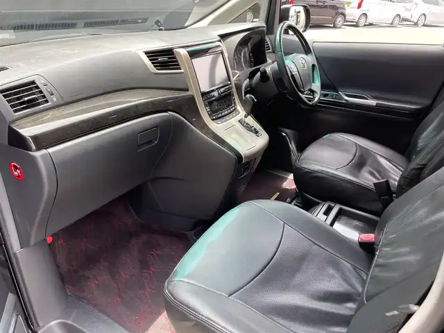 トヨタ ヴェルファイア 2．4Z ゴールデンアイズⅡ 滋賀県 2014(平26)年 15万km ブラック 禁煙車/サンルーフ/アルパイン9型ナビ/（CD/DVD/BT/フルセグTV/SD/USB/FM/AM）/アルパイン10.2型フリップダウンモニター/バックカメラ/ビルトインETC/ドライブレコーダー/クルーズコントロール/両側パワースライドドア/ステアリングスイッチ/AC100V/HIDヘッドライト/純正フロアマット/純正18インチAW