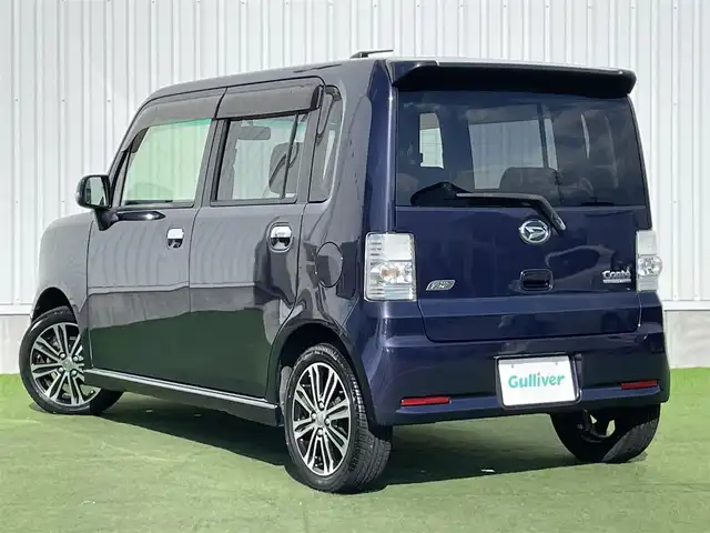 ダイハツ ムーヴ コンテ カスタム X VS 香川県 2015(平27)年 6.4万km アーバンナイトブルークリスタルメタリック 登録時走行距離 63411km/エクリプス製7型社外ナビ/TV/CD再生/アイドリングストップ/オートエアコン/純正15インチAW/ドアバイザー/HIDヘッドライト/フォグランプ/スマートキー/スペアキー/アンチロックブレーキシステム