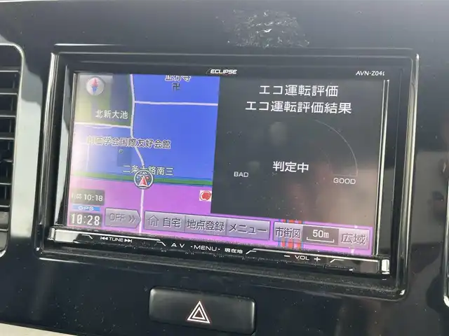 スズキ ＭＲワゴン L 奈良県 2014(平26)年 6.7万km ブルーイッシュブラックパール3 社外SDナビ(AVN-Z04i)/TV/BT/SD//フルセグテレビ/横滑り防止装置/バックカメラ/フルフラットシート/ETC(ビルトイン)/ドラレコ(フロント)/スマートボタン
