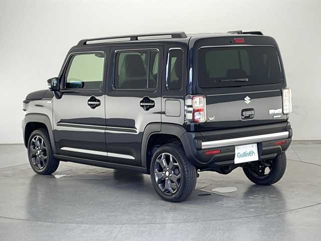 スズキ ハスラー タフワイルド 長野県 2024(令6)年 0.1万km未満 ブルーイッシュブラックパール3 4WD/純正メモリナビ/（フルセグTV/BL/USB)/全方位カメラ/シートヒーター（前席）/ルーフリール/コーナーセンサー（後）/ステアリングスイッチ/ダウンヒルアシストコントロール/クルーズコントロール（追従あり）/衝突被害軽減システム/レーンキープアシスト/盗難防止装置/LEDヘッドライト/オートライト/フォグランプ/スマートキー