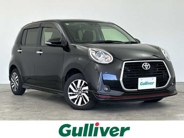 トヨタ パッソ モーダ　Gパッケージ 三重県 2019(平31)年 6.7万km ブラックマイカメタリック /禁煙車//純正ナビ//バックカメラ//スマートアシストIII//衝突回避支援ブレーキ//車線逸脱警報//オートハイビーム//誤発進抑制機能//ビルトインETC//ステアリングスイッチ//アイドリングストップ//前後クリアランスソナー//社外エアロ（F・S・R）//革巻きステアリング//横滑り防止//プッシュスタート//スマートキー