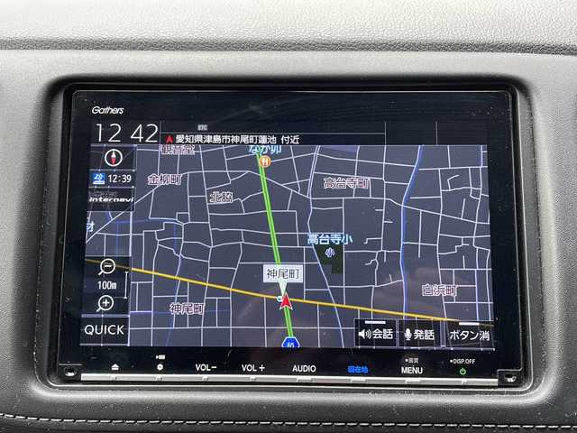 ホンダ ヴェゼル ハイブリッド X ホンダセンシング 愛知県 2018(平30)年 4.4万km ミッドナイトブルービームM /純正ナビ/フルセグTV/BT/SD/CD/DVD/USB//バックカメラ/ETC//純正17インチアルミホイール(車載)スタッドレス付//前後ドライブレコーダー/コムテック(ZDR-015)//ホンダセンシング//衝突軽減ブレーキ/誤発進抑制機能//歩行者事故低減ステアリング/路外逸脱抑制機能//アダプティブ・クルーズ・コントロール//車線維持支援システム/先行者発進お知らせ機能//標識認識機能//LEDヘッドライト//フォグランプ//前席シートヒーター//コンビシート//プッシュスタート//スペアスマートキー//クルーズコントロール//横滑り防止装置//オートライト//フロアマット//パドルシフト//電動格納ミラー//取扱説明書