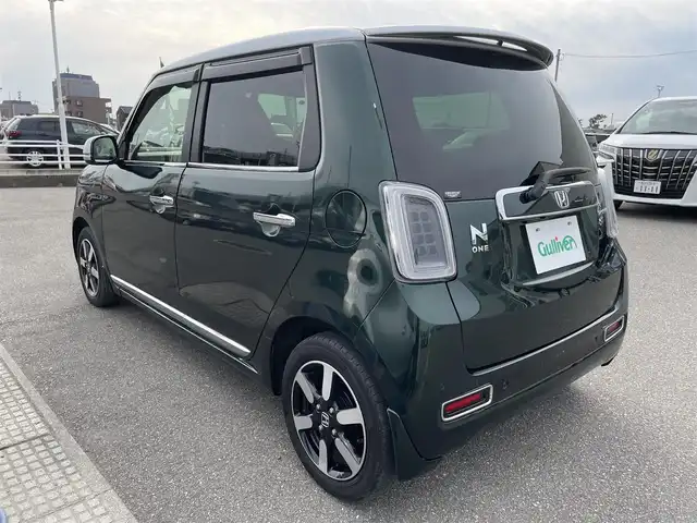 ホンダ Ｎ ＯＮＥ プレミアム 石川県 2021(令3)年 7.9万km ブリティッシュグリーンP ホンダセンシング/レーダークルーズ/純正メモリーナビ/バックカメラ/LEDヘッドライト/ドライブレコーダー/スマートキー/プッシュスタート/電動ミラー/ハーフレザーシート/シートヒーター/純正アルミホイール/ステアリングリモコン/オートライト
