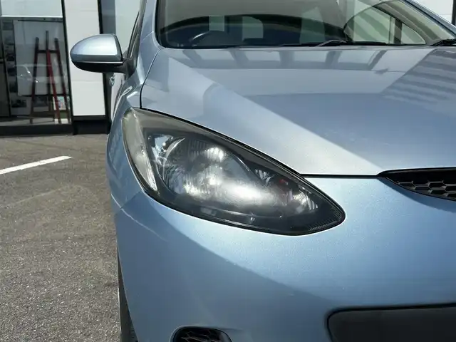 マツダ デミオ 13C－V 長崎県 2010(平22)年 7.7万km アイシーブルーメタリック SDナビ/ワンセグテレビ/バックカメラ/