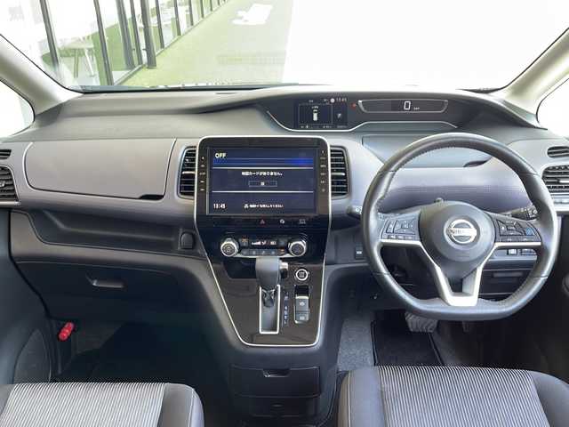 日産 セレナ ハイウェイスター 愛知県 2020(令2)年 4.4万km アズライトブルー プロパイロット/衝突軽減システム/純正10型ナビ　ＳＤカードなし/フリップダウンモニター/全方位カメラ/両側パワースライドドア/クルーズコントロール/フルセグ/CD DVD/Bluetooth/バックカメラ/コーナーセンサー/純正アルミホイール/ブラインドスポットモニター/LEDヘッドライト/リアオートエアコン/ドライブレコーダー/ETC/ステアリングスイッチ/スマートキー/プッシュスタート