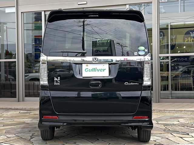ホンダ Ｎ ＢＯＸ カスタムG SSブラックスタイル 静岡県 2017(平29)年 5.1万km クリスタルブラックパール 純正ナビ　/バックカメラ　/両側パワースライドア　/衝突軽減ブレーキ　/ＥＴＣ　/ドライブレコーダー　/ＨＩＤヘッドライト　/純正１４アルミホイール　/シートヒーター　/スマートキー　/プッシュスタート/横滑り防止装置/アイドリングストップ/Bluetooth/オートライト