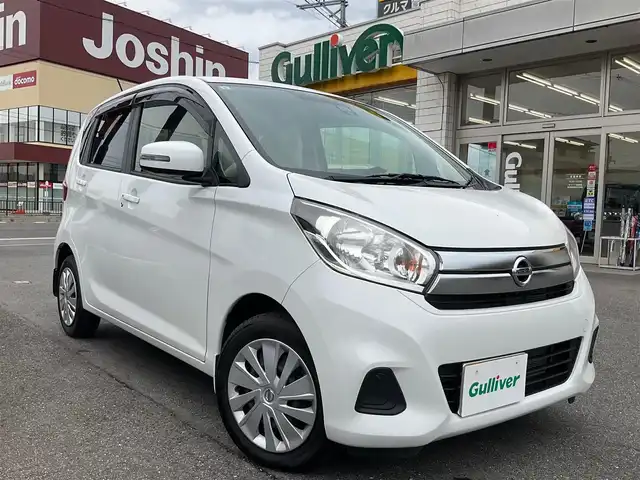 日産 デイズ X 滋賀県 2017(平29)年 3万km ホワイトパール ワンオーナー/車検8年6月まで/エマージェンシブレーキ/踏み間違い衝突防止アシスト/アラウンドビューモニター/純正CDデッキ/タッチパネル式オートエアコン/純正フロアマット/プッシュスタート/ウィンカーミラー/スペアキー有り/取扱説明書/保証書