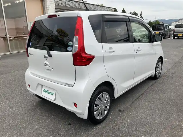 日産 デイズ X 滋賀県 2017(平29)年 3万km ホワイトパール ワンオーナー/車検8年6月まで/エマージェンシブレーキ/踏み間違い衝突防止アシスト/アラウンドビューモニター/純正CDデッキ/タッチパネル式オートエアコン/純正フロアマット/プッシュスタート/ウィンカーミラー/スペアキー有り/取扱説明書/保証書
