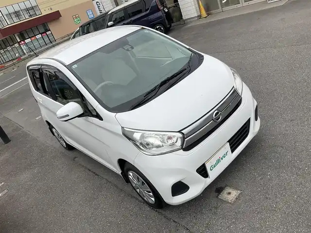 日産 デイズ X 滋賀県 2017(平29)年 3万km ホワイトパール ワンオーナー/車検8年6月まで/エマージェンシブレーキ/踏み間違い衝突防止アシスト/アラウンドビューモニター/純正CDデッキ/タッチパネル式オートエアコン/純正フロアマット/プッシュスタート/ウィンカーミラー/スペアキー有り/取扱説明書/保証書