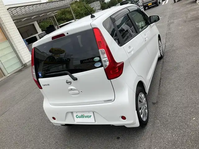 日産 デイズ X 滋賀県 2017(平29)年 3万km ホワイトパール ワンオーナー/車検8年6月まで/エマージェンシブレーキ/踏み間違い衝突防止アシスト/アラウンドビューモニター/純正CDデッキ/タッチパネル式オートエアコン/純正フロアマット/プッシュスタート/ウィンカーミラー/スペアキー有り/取扱説明書/保証書