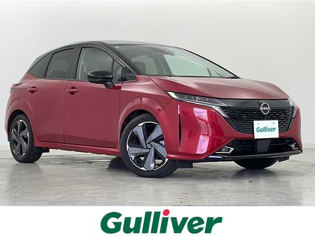 日産 オーラ G 宮城県 2022(令4)年 6.2万km ガーネットレッド/スーパーブラック 2トーン プロパイロット/車線逸脱警報/アダプティブヘッドライト/ブラインドスポットモニター/ＢＯＳＥサウンド/純正９型ナビ/BT.USB.HDMI/全周囲カメラ/フルセグTV/ＥＴＣ２．０/デジタルインナーミラー/ドラレコF/革巻ステアリング/ステアリングスイッチ/電動パーキングブレーキ/プッシュスタート/スマートキー/純正フロアマッド/ハーフレザーシート/純正１７インチAW/LEDヘッドライト/LEDフォグランプ/横滑り防止機能