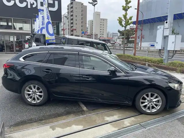 マツダ アテンザ ワゴン XD 兵庫県 2014(平26)年 9.9万km ジェットブラックマイカ (株)IDOMが運営する【じしゃロン西宮店】の自社ローン専用車両になります。こちらは現金またはオートローンご利用時の価格です。自社ローンご希望の方は別途その旨お申付け下さい/＊ETC/＊バックカメラ/＊パワステ/＊パワーウィンドウ/＊アイドリングストップあり/＊フルセグ/＊USBあり/＊ドラレコ/＊横滑り防止装置/＊オートライト