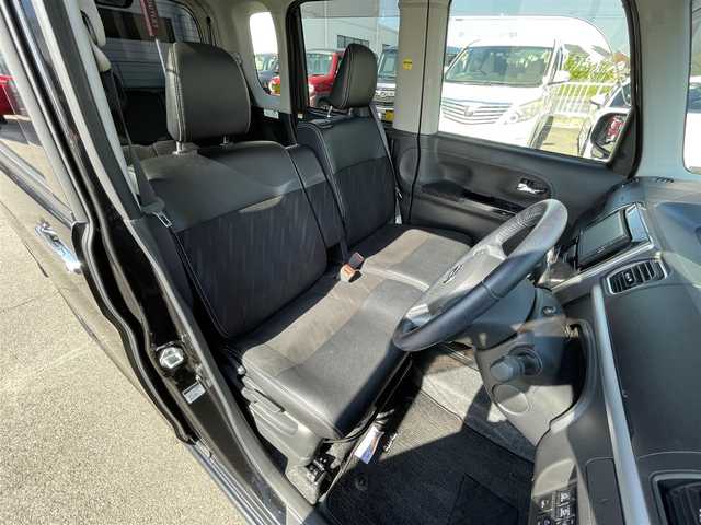 ダイハツ タント カスタム RS トップED SA Ⅲ 群馬県 2017(平29)年 4.3万km ブラックマイカメタリック 純正ナビ　/フルセグ・Ｂｌｕｅｔｏｏｔｈ・ＣＤ・ＤＶＤ　/衝突軽減ブレーキ　/両側パワースライドドア　/バックカメラ　/シートヒーター　/黒ハーフレザーシート　/ドライブレコーダー　/オートライト　/スマートキー2本