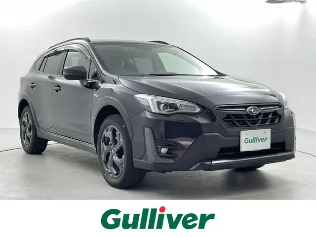 スバル ＸＶ ハイブリッド アドバンス スタイルエディション 福井県 2023(令5)年 3.6万km クリスタルブラックシリカ ワンオーナー/４WD/アイサイトツーリングアシスト/・衝突軽減ブレーキ/・車線逸脱警報機能/・レーンキープアシスト/・クルーズコントロール（追従有）/純正ナビゲーション/【AM/FM/CD/Bluetooth/フルセグTV】/バックカメラ/サイドカメラ/ETC/ハーフレザーシート/パワーシート（運転席/助手席）/シートヒーター（運転席/助手席）/オートライト/LEDヘッドライド/プッシュスタート/スマートキー