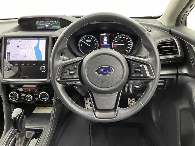 スバル ＸＶ ハイブリッド アドバンス スタイルエディション 福井県 2023(令5)年 3.6万km クリスタルブラックシリカ ワンオーナー/４WD/アイサイトツーリングアシスト/・衝突軽減ブレーキ/・車線逸脱警報機能/・レーンキープアシスト/・クルーズコントロール（追従有）/純正ナビゲーション/【AM/FM/CD/Bluetooth/フルセグTV】/バックカメラ/サイドカメラ/ETC/ハーフレザーシート/パワーシート（運転席/助手席）/シートヒーター（運転席/助手席）/オートライト/LEDヘッドライド/プッシュスタート/スマートキー