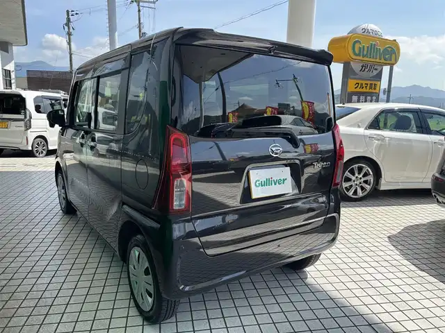 ダイハツ タント X 京都府 2021(令3)年 4.1万km ブラックマイカメタリック 4WD/ワンオーナー/スマートアシスト/・衝突回避支援ブレーキ機能/・衝突警報機能/・ブレーキ抑制付誤発進抑制機能/・車線逸脱抑制制御機能/・ふらつき警報/・オートハイビーム/6.8インチディスプレイオーディオ/USB端子、AUX端子/前席シートヒーター/左側パワースライドア/LEDヘッドランプ/保証書/取扱説明書