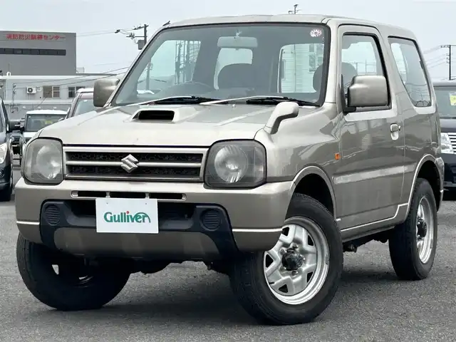 スズキ ジムニー XG 道央・札幌 2008(平20)年 11.1万km ゴールド ４WD/社外SDナビ/AM/FM/CD/DVD/BT/ワンセグ/ヘッドライトレベライザー/リモコンキー/スペアタイヤ