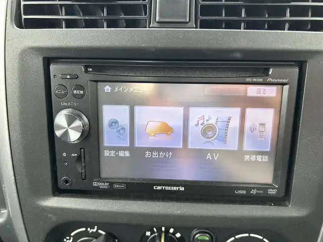 スズキ ジムニー XG 道央・札幌 2008(平20)年 11.1万km ゴールド ４WD/社外SDナビ/AM/FM/CD/DVD/BT/ワンセグ/ヘッドライトレベライザー/リモコンキー/スペアタイヤ