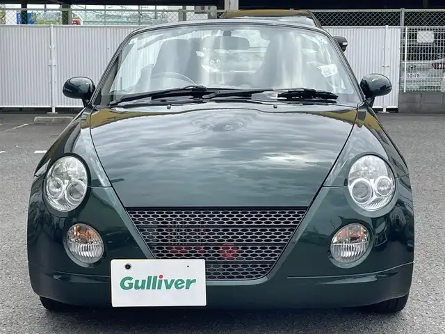 ダイハツ コペン アクティブトップ 和歌山県 2005(平17)年 8.5万km ダークグリーンマイカ 社外オーディオ（AM/FM/CD/AUX）/純正マット/純正アルミホイール/取扱説明書