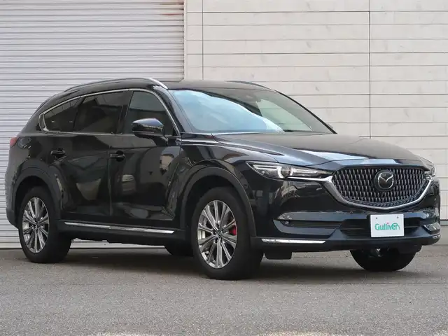 マツダ ＣＸ－８ XD エクスクルーシブモード 石川県 2021(令3)年 2.6万km ジェットブラックマイカ ワンオーナー/スマートキー/プッシュスタート/ステアリングリモコン/純正メモリナビゲーション/フルセグテレビ/バックカメラ/クルーズコントロール/サンルーフ/メモリフロント電動シート/全席シートヒーター/フロントシートベンチレーション/ステアリングヒーター/ETC/全方位カメラ/前後ドライブレコーダー/ヘッドアップディスプレイ/パワートランクゲート/コーナーソナー