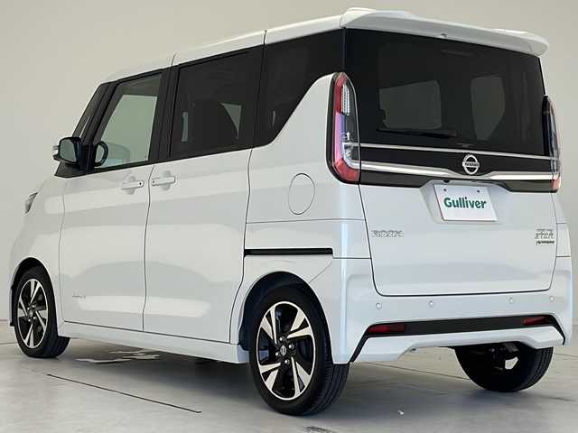 日産 ルークス HWS X プロパイロットED 愛知県 2024(令6)年 0.5万km ホワイトパール 助手席スライドアップシート/プロパイロット/純正9型ナビ/全方位カメラ/両側パワースライドドア/レーダークルーズコントロール/フルセグTV/Bluetooth/コーナーセンサー/純正AW/LEDヘッドライト/ETC/ステアリングスイッチ/スマートキー/プッシュスタート