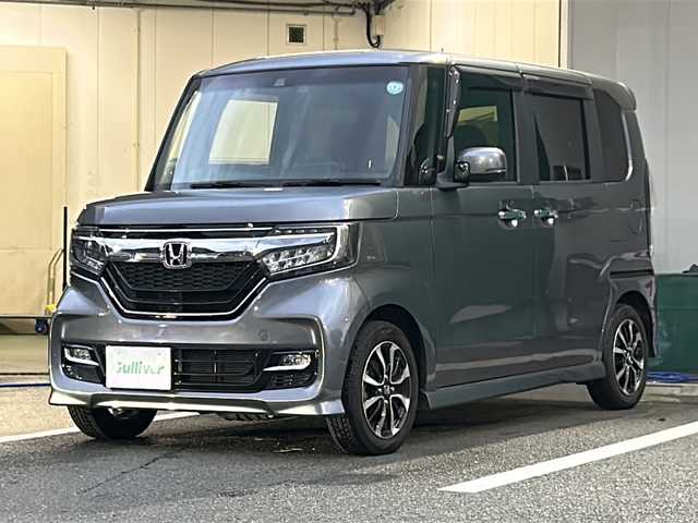 ホンダ Ｎ ＢＯＸ カスタム G L ホンダセンシング 京都府 2018(平30)年 2.1万km シャイニンググレーM 〇Bluetooth/〇ワンオーナー/〇追従型クルーズコントロール/〇純正ナビ/〇純正アルミホイール/〇フルセグ/〇ホンダセンシング/〇バックカメラ/〇LEDライト/〇ベンチシート/〇チップアップシート