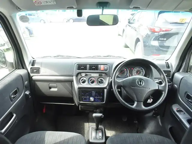 ホンダ バモス G 神奈川県 2017(平29)年 1.1万km グレー ワンオーナー/社外オーディオ/Bluetoothオーディオ/ETC/両側スライドドア/スペアキー/保証書/取説/記録(H.30.R.1.3.5)