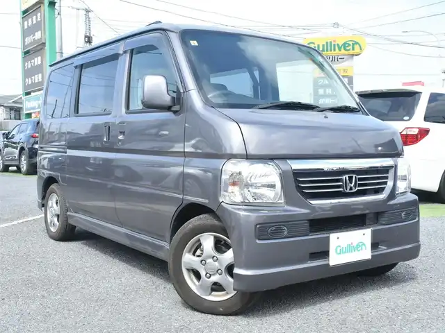 ホンダ バモス G 神奈川県 2017(平29)年 1.1万km グレー ワンオーナー/社外オーディオ/Bluetoothオーディオ/ETC/両側スライドドア/スペアキー/保証書/取説/記録(H.30.R.1.3.5)