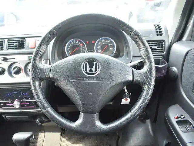 ホンダ バモス G 神奈川県 2017(平29)年 1.1万km グレー ワンオーナー/社外オーディオ/Bluetoothオーディオ/ETC/両側スライドドア/スペアキー/保証書/取説/記録(H.30.R.1.3.5)