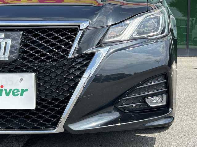 トヨタ クラウン アスリート S - TJ - フロンティア 和歌山県 2017(平29)年 7.1万km プレシャスブラックパール 純正ナビ/フルセグTV/テレビキャンセラー/(AM/FM/CD/DVD/USB/Bluetooth)/バックカメラ/トヨタセーフティセンス/レーダークルーズコントロール/全周囲ドライブレコーダー/ビルトインETC/全席パワーシート/全席シートヒーター/ハーフレザーシート/LEDヘッドライト/オートライト/オートマチックハイビーム/フォグランプ/ステアリングリモコン/純正18インチアルミホイール/プッシュスタート/スマートキー