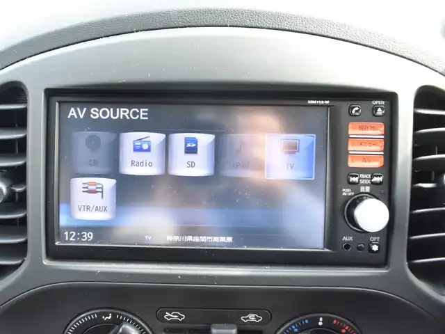 日産 ジューク 15RS タイプV 神奈川県 2012(平24)年 2万km ブリリアントシルバー 純正7インチワイドナビ/：ワンセグTV/：CD再生/：バックカメラ/マフラーカッター/純正フロアマット/：ドアバイザー/プライバシーガラス