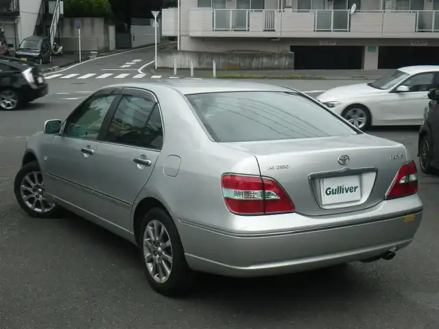 トヨタ ブレビス Ai250 神奈川県 2002(平14)年 4万km シルバーM 登録時39574km/純正オーディオ/運転席パワーシート/キセノンヘッドランプ/フォグランプ/オートライト/キーレスキーx2/電動格納ミラー